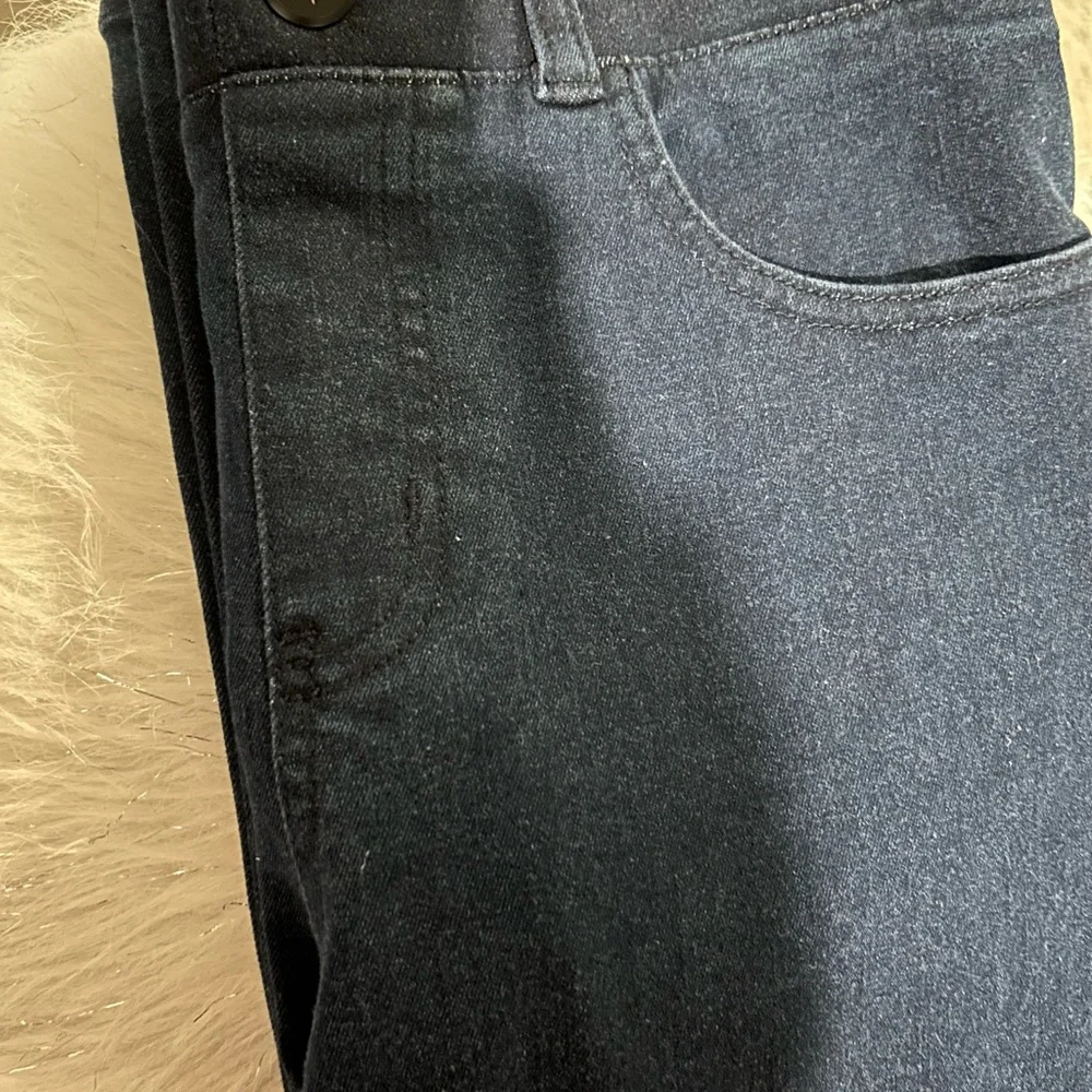 Betabrand Four-Pocket Yoga Denim Straight Leg Jeans in Short Petite - Picture 3 of 9